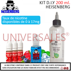 Kit D.I.Y. HEISENBERG 200ml PG50/VG50