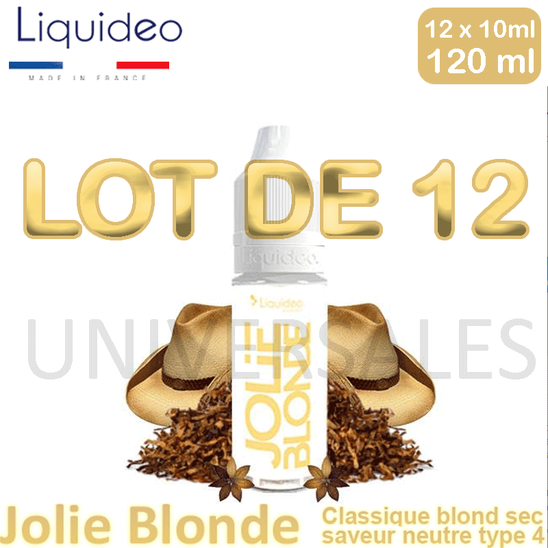 E Liquides JOLIE BLONDE lot de 12