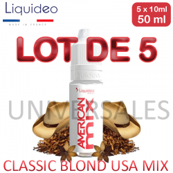 E Liquides AMERICAN MIX lot de 5