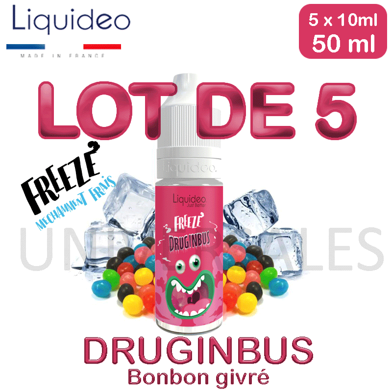 E liquide FREEZE DRAGIBUS lot de 5