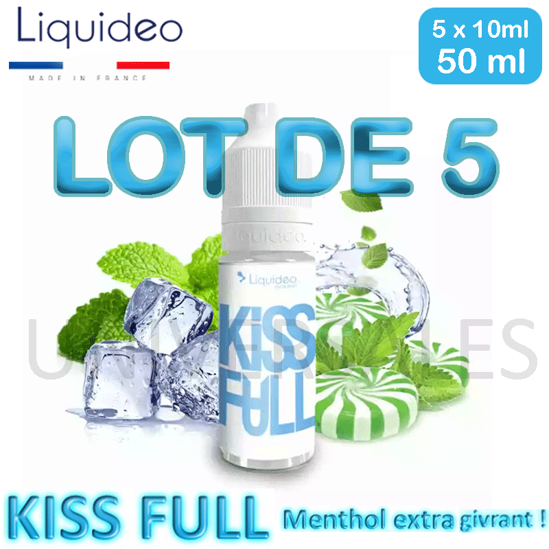 E liquide KISS FULL lot de 5