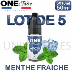 E Liquides MENTHE FRAICHE lot de 5