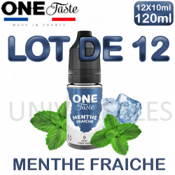 E Liquides MENTHE FRAICHE lot de 12