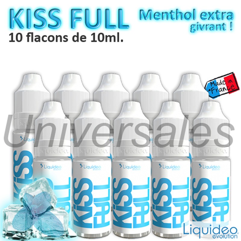 E Liquides KISS FULL lot de 10