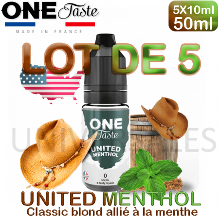 E-liquide menthol tabac menthe 0mg