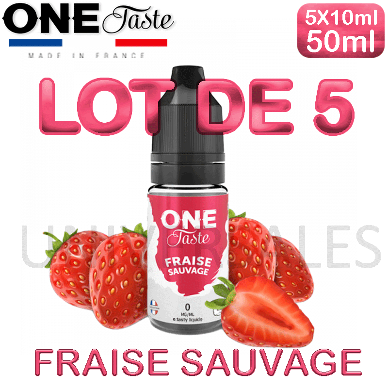 E Liquides FRAISE SAUVAGE lot de 5