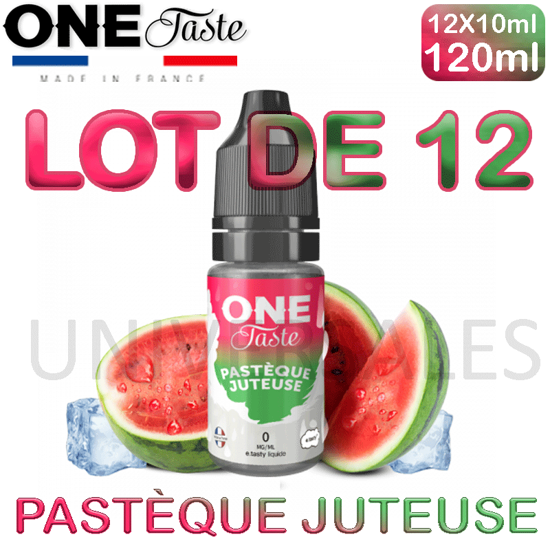 E Liquides PASTÈQUE JUTEUSE lot de 12