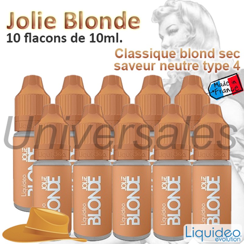 e liquide JOLIE BLONDE lot de 10