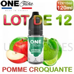 E Liquides POMME CROQUANTE lot de 12