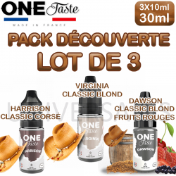 Pack e-liquide tabac 0mg