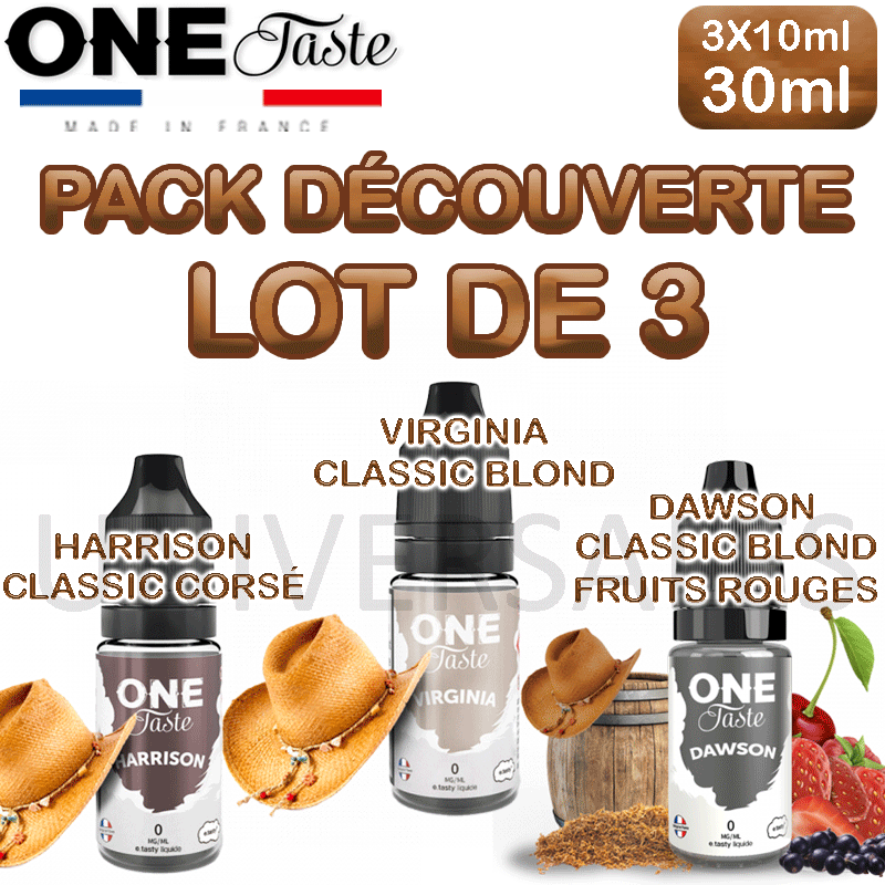 Pack découverte Classic One Taste