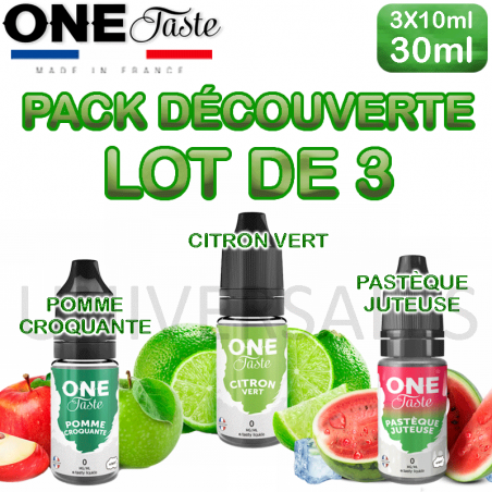 Pack e-liquide fruits 0mg