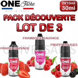 Pack e-liquide baies 0mg