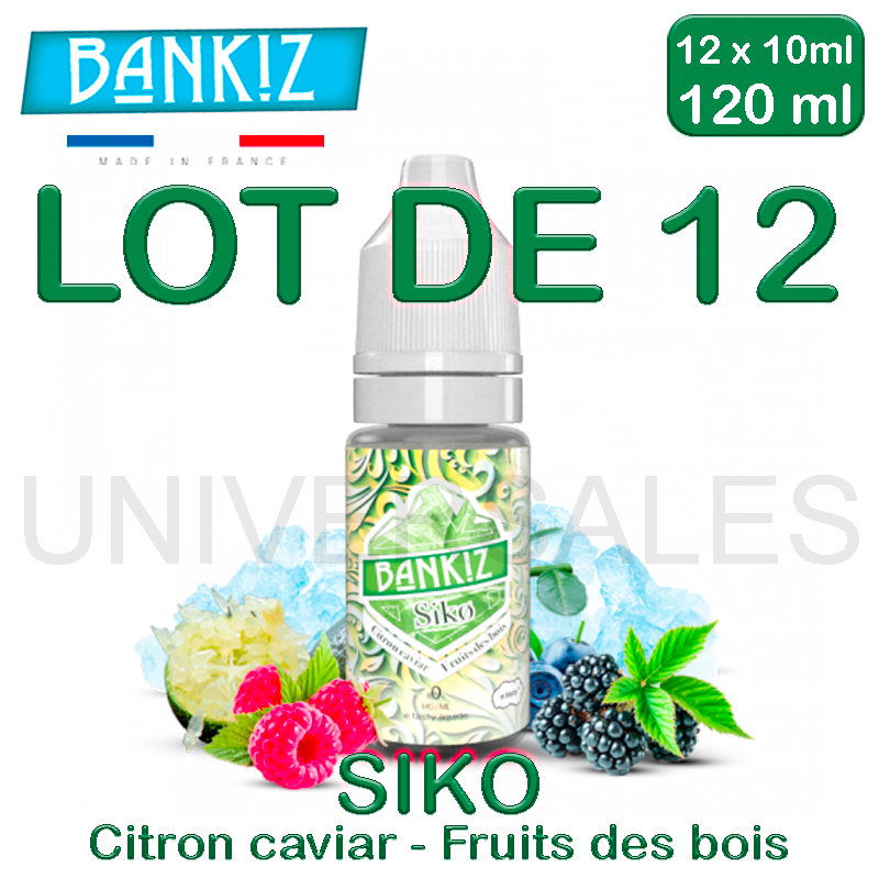 E Liquides SIKO lot de 12