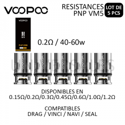 RESISTANCE DRAG X 0.2 POD VINCI voopoo