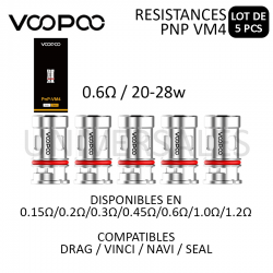 RESISTANCE DRAG X 0.6 POD VINCI voopoo