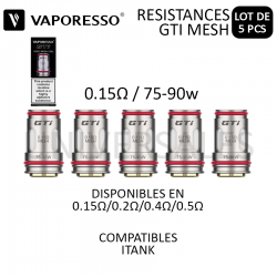 RESISTANCE GTI 0.15 VAPORESSO ITANK