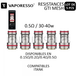 RESISTANCE GTI 0.5 VAPORESSO ITANK