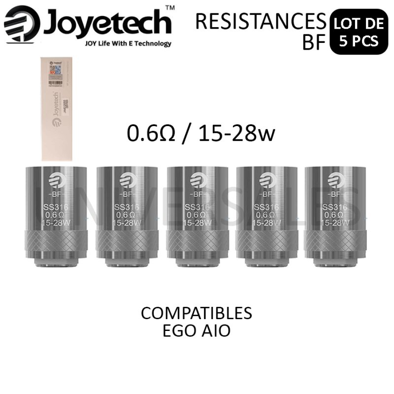 Résistances BF  06 - BOITE DE 5