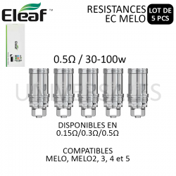 Résistances MELO/IJUST - Boite de 5