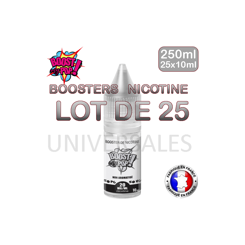 Booster de nicotine lot de 25