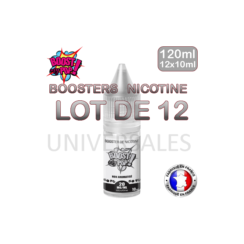 Booster de nicotine lot de 12