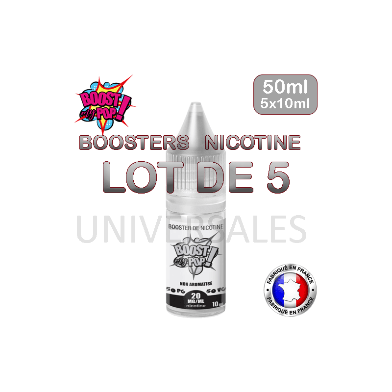 Booster de nicotine lot de 5