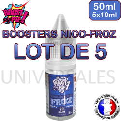 Booster nicotine frais lot de 5