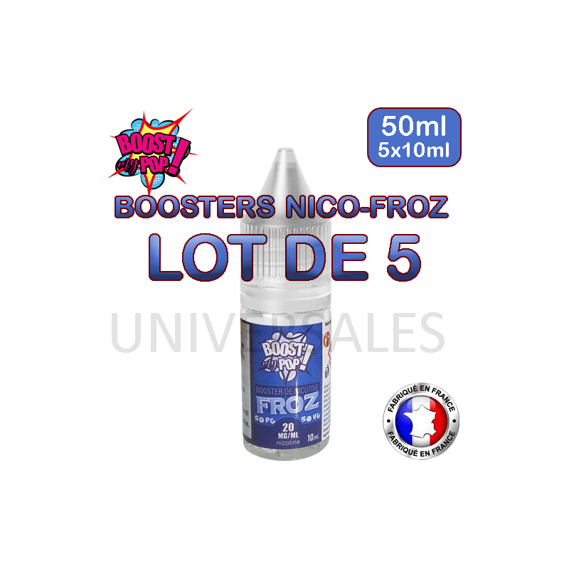 Booster nicotine frais lot de 5