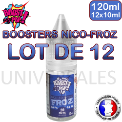 Booster nicotine frais lot de 12