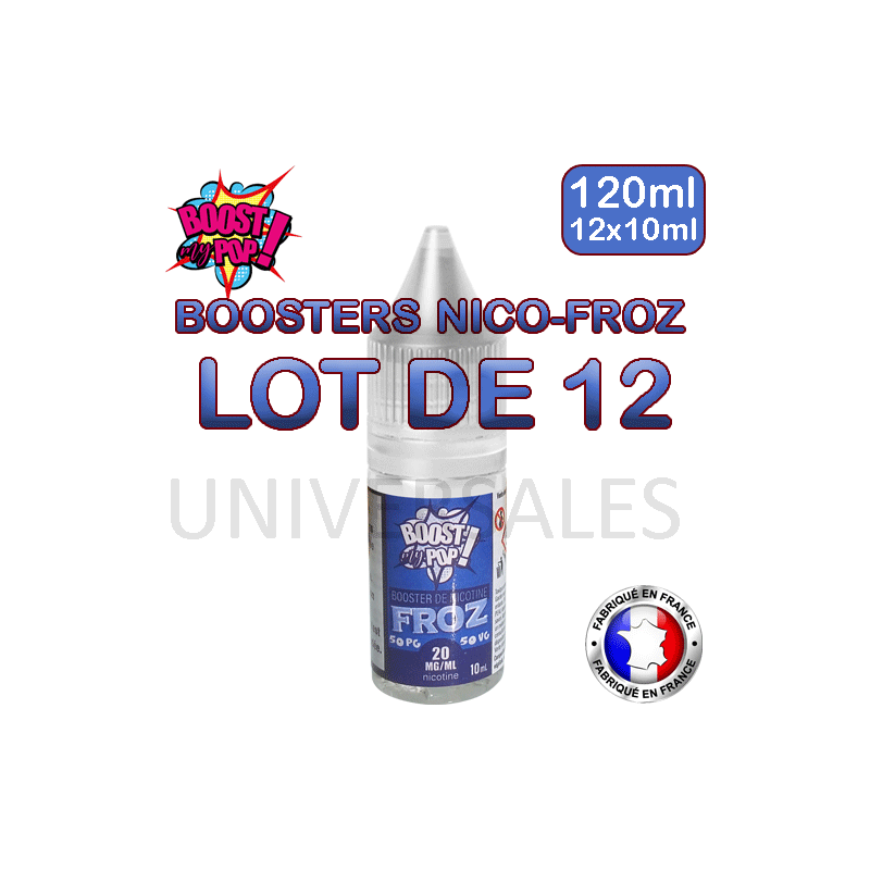 Booster nicotine frais lot de 12