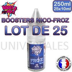 Booster nicotine frais lot de 25