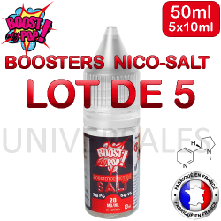 Booster de sel de nicotine lot de 5