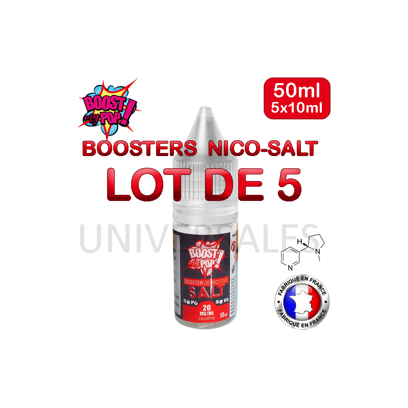 Booster de sel de nicotine lot de 5