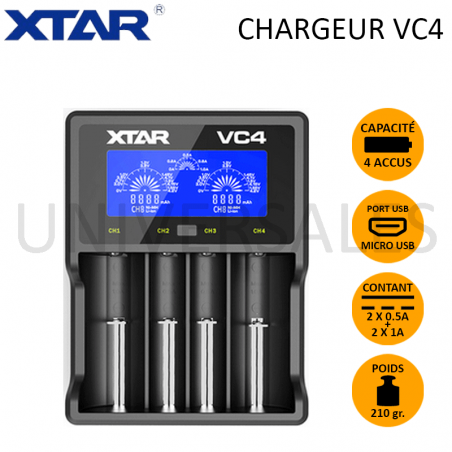 chargeur cigarette electronique vc4